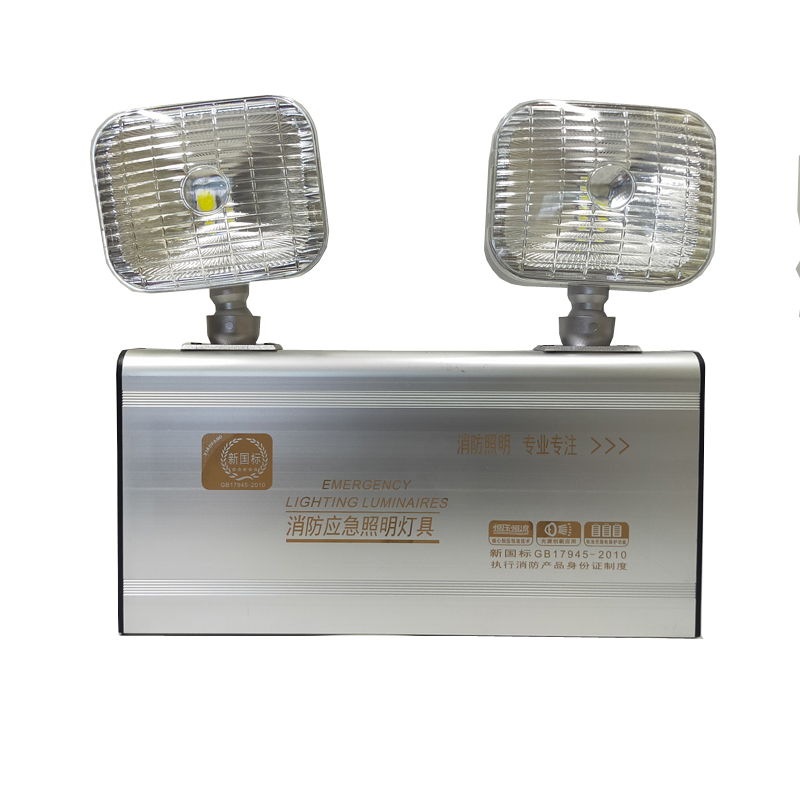 领航电器(LHDQ) LH3408 双头应急灯 8W 冷光 220V IP30 (计价单位：盏) 银色高清大图