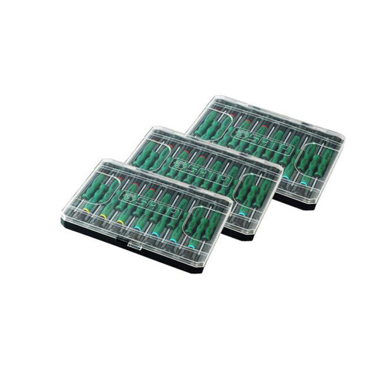 工具库 世达SATA 15件套微型螺丝批组套 09317