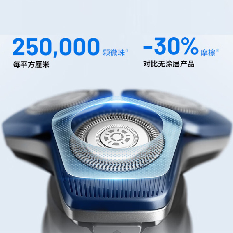 飞利浦电动剃须刀SkinIQ蜂巢7系Pro升级款肌能感应S783240高清大图