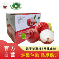 顺丰直发 现摘荔枝妃子笑荔枝新鲜应季水果 4.5斤精品礼盒装