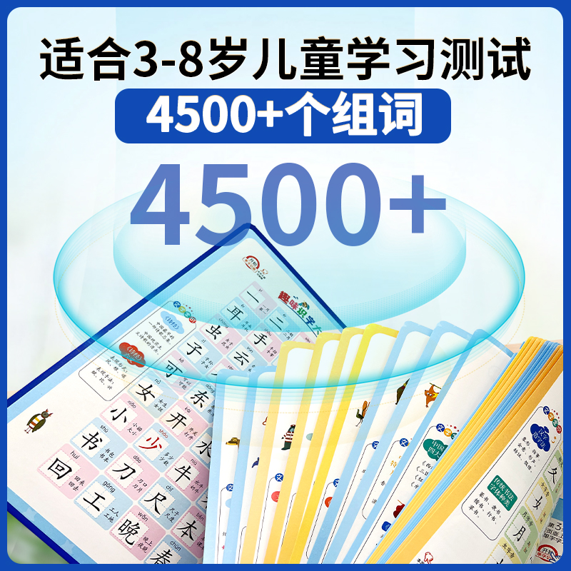 会说话的百变拼音 [正版]会说话的识字大王2300字幼小衔接识字启蒙发声书趣味识字2000字儿童识字书幼儿认字有声书早教高清大图
