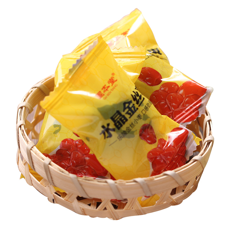 固本堂(GuBenTang) 水晶金丝枣大枣200g水晶金丝贡枣蜜枣蜜饯