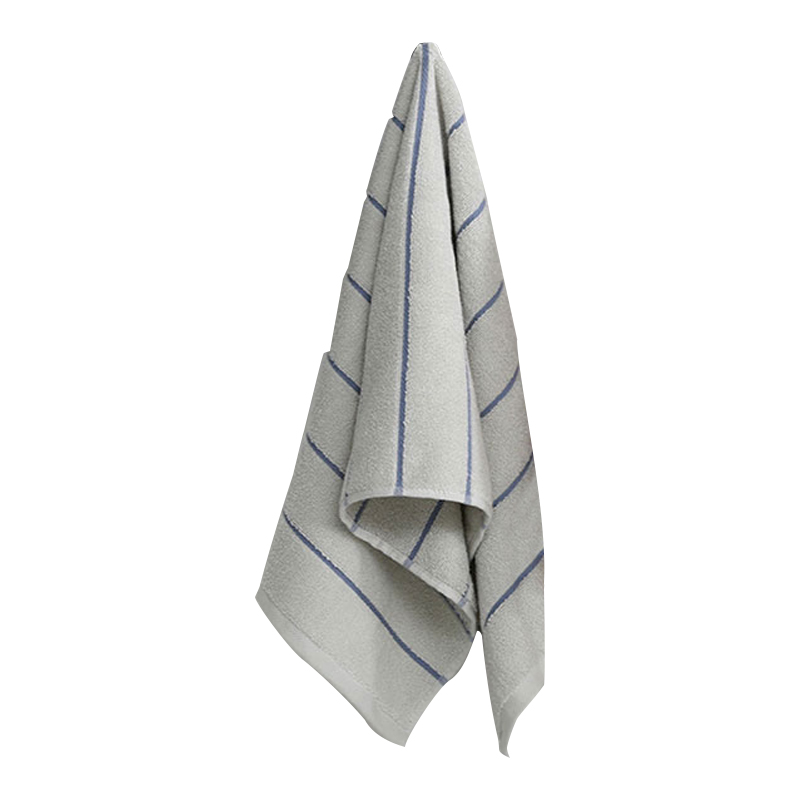 安居先森雅缎系列新疆长绒棉精梳缎毛巾两用 浅灰(条)