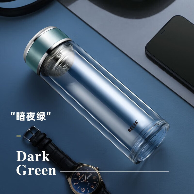 物生物玻璃杯320ml高硼硅玻璃JV011919-0350-VL00/XB00(颜色随机)高清大图