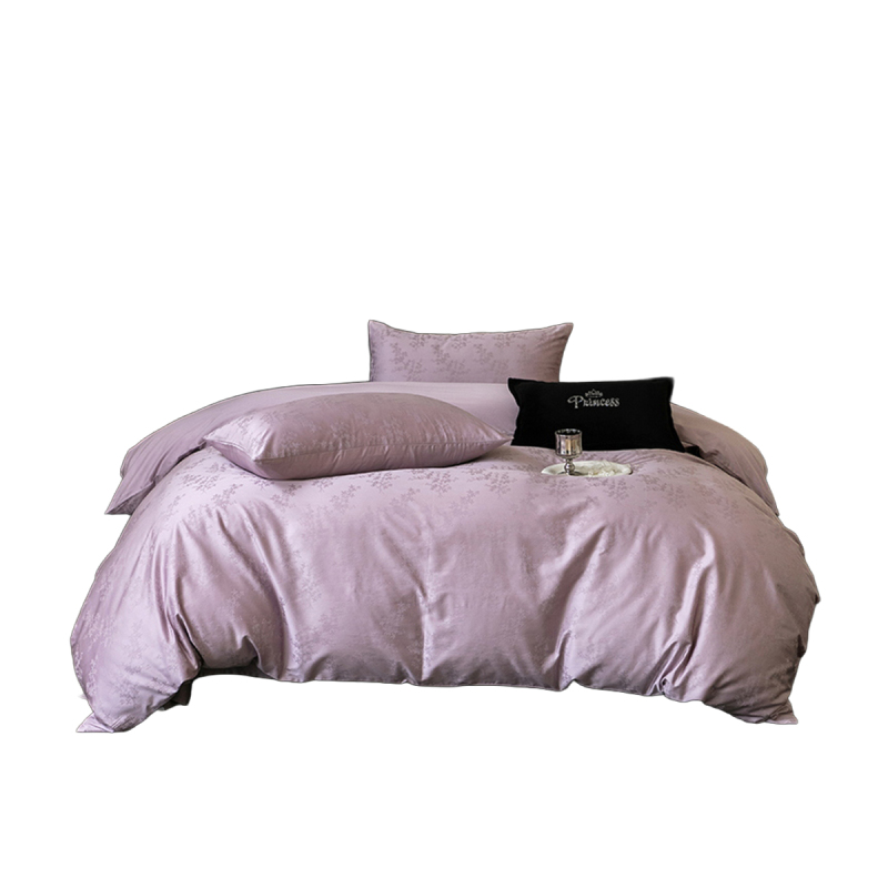 植巾 SI150 200*230cm 亲肤纯色精品 床上四件套 桑葚格 床上套件 (计价单位:套) 桑葚格