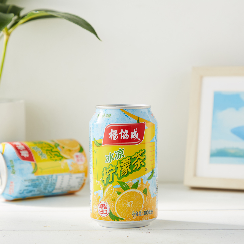 杨协成 300ml*12罐 柠檬水柠檬茶饮料 礼盒装 （单位：箱）