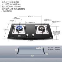 新品 火王(Hione) 黄金灶猛火灶2WJA/B2液化气4.0KW钢化玻璃嵌入式燃气灶煤气炉灶具火王燃气灶节能高效