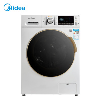 美的(Midea)MD100V71WDX 10公斤全自动洗干一体机滚筒洗衣机 干衣机 变频智能 家用 白色