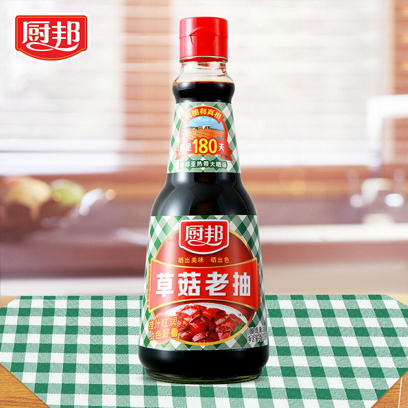 厨邦草菇老抽酱油