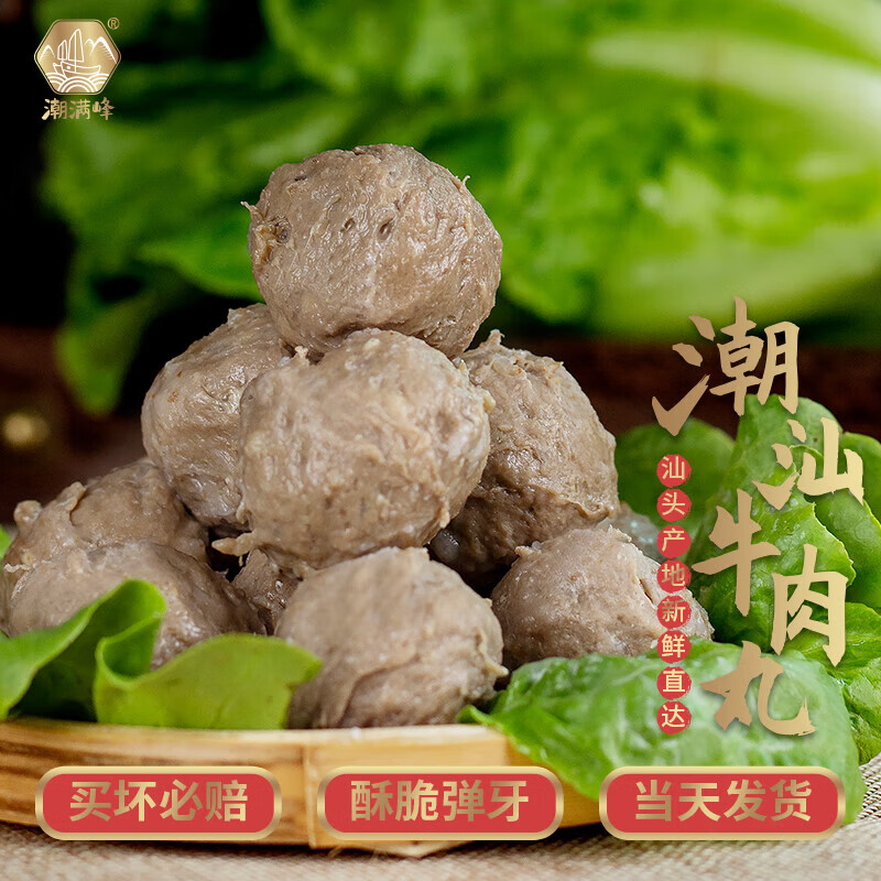 潮满峰 多样肉肠丸子欢乐年华套装 1700g 传统手艺正宗潮汕美食高清大图