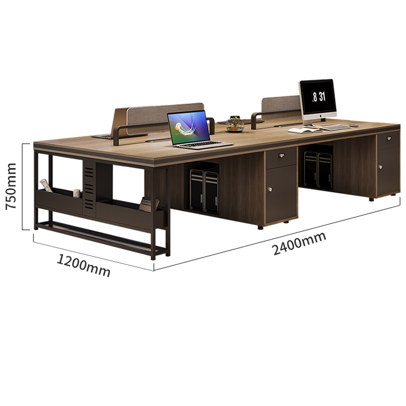 烁恒办公桌2.4m张高清大图