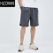 HLCOMAN特惠 2025夏季新款宽松直筒五分裤冰丝薄款休闲运动短裤男潮