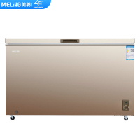 美菱(MELING)BC/BD-418DTX 418升冰柜 冷柜 卧式大容量商用 冷藏冷冻转换单温冰柜 深冷速冻