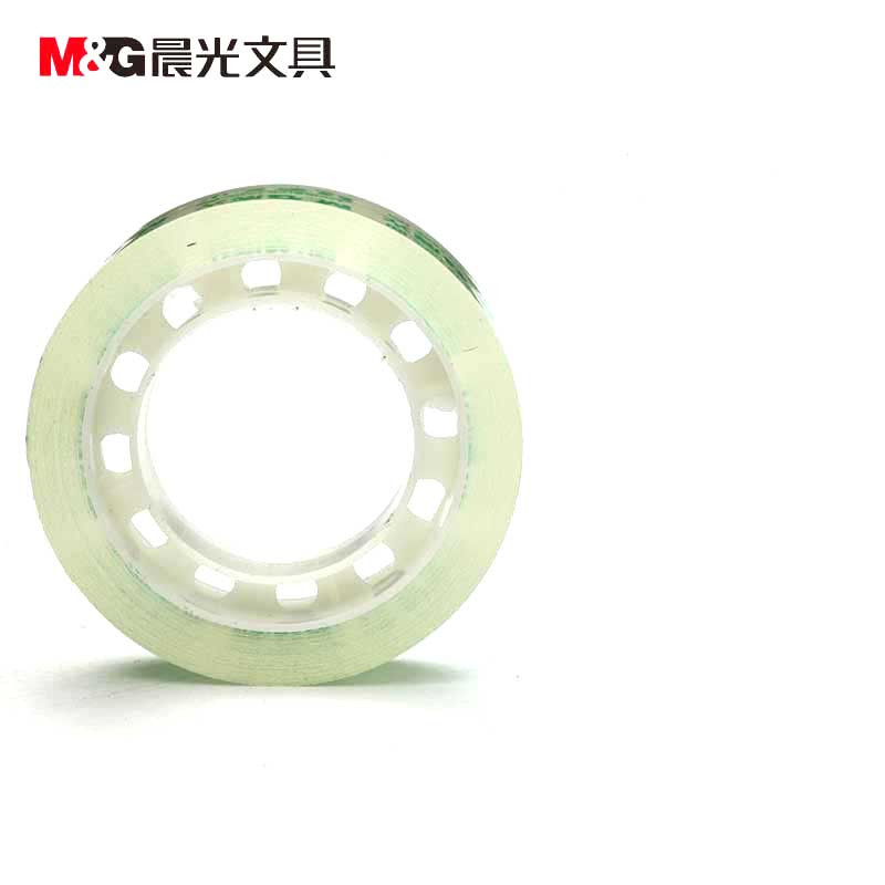 晨光(M&G) AJD97322高透明胶带小胶带易撕学生文具考试用办公用品18mm*18y 8卷/筒 5筒装