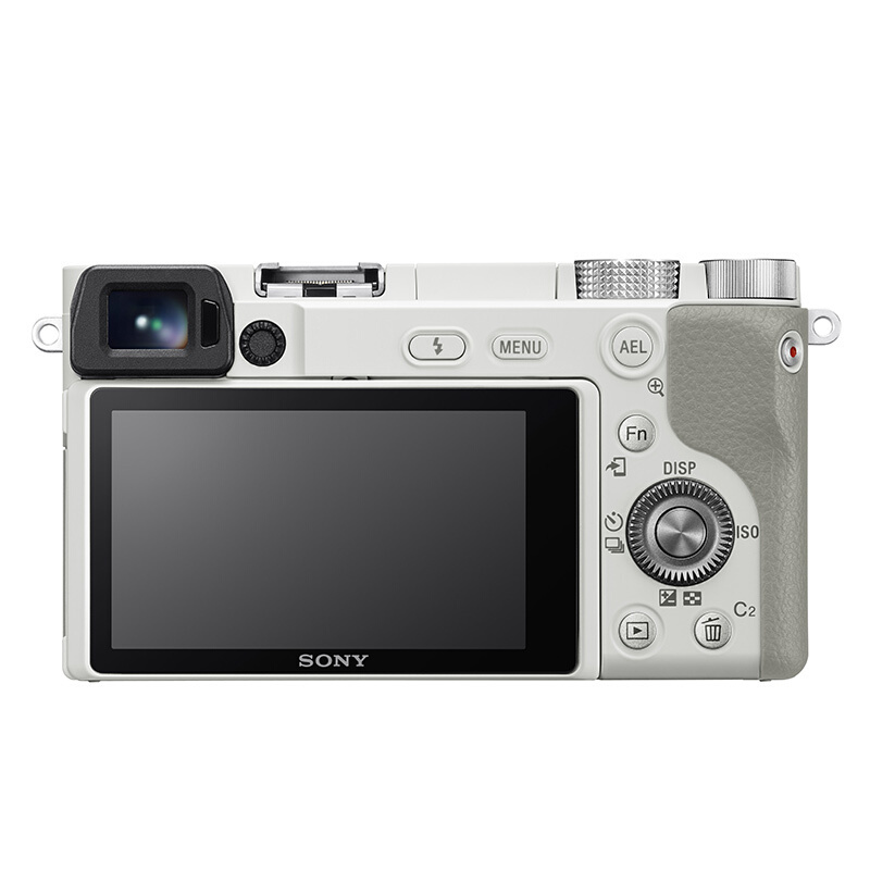 索尼(SONY)ILCE A6100L(16-50+55-210)白色 数码微单相机 双镜头套装 约2420万像素