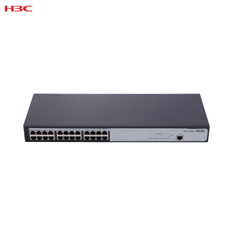 华三（H3C）S1824G 24口千兆交换机（WEB网管企业级 可管理二层以太网 1000Mbps 千兆以上 ）