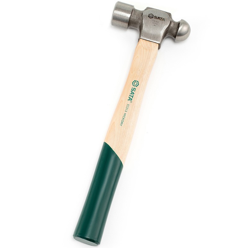 世达(SATA)玻璃纤维手柄圆头锤子 92313(木柄圆头锤1.5磅)高清大图