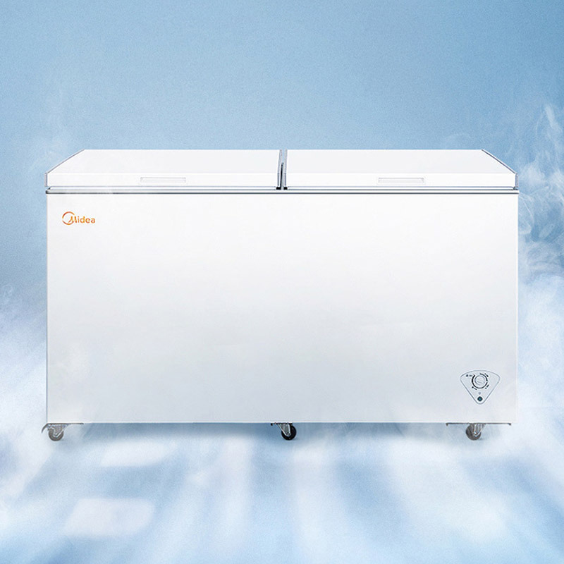 美的midea521升商用大容积卧式单温大冰柜囤货好帮手冷藏冷冻转换冷柜