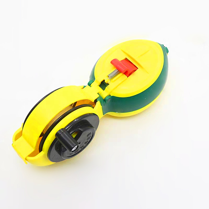 墨斗木工专用自动弹线墨盒墨水线斗工地放线手摇耐摔木匠工具视频