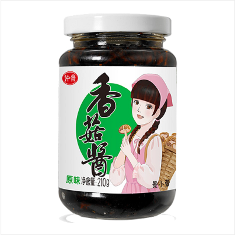 仲景ZJ 原味香菇酱 210G