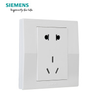 西门子(SIEMENS)开关插座 悦动雅白系列10A五孔电源插座5UB80143NC01