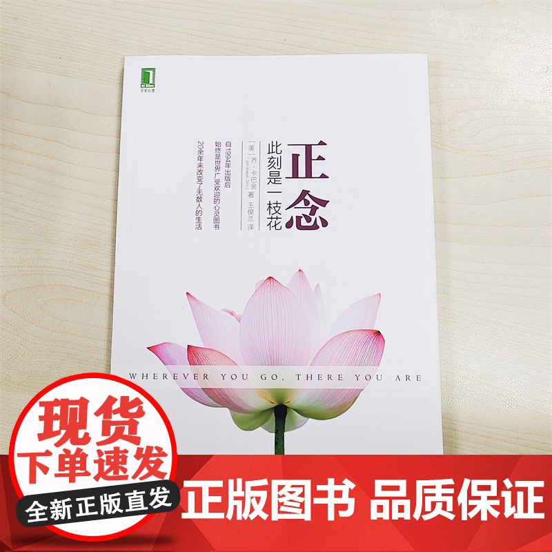 正版套装 正念 此刻是一枝花+正念父母心 养育孩子 养育自己 卡巴金 套装全2册 阐明正念冥想精髓人生哲学 家教育儿高清大图