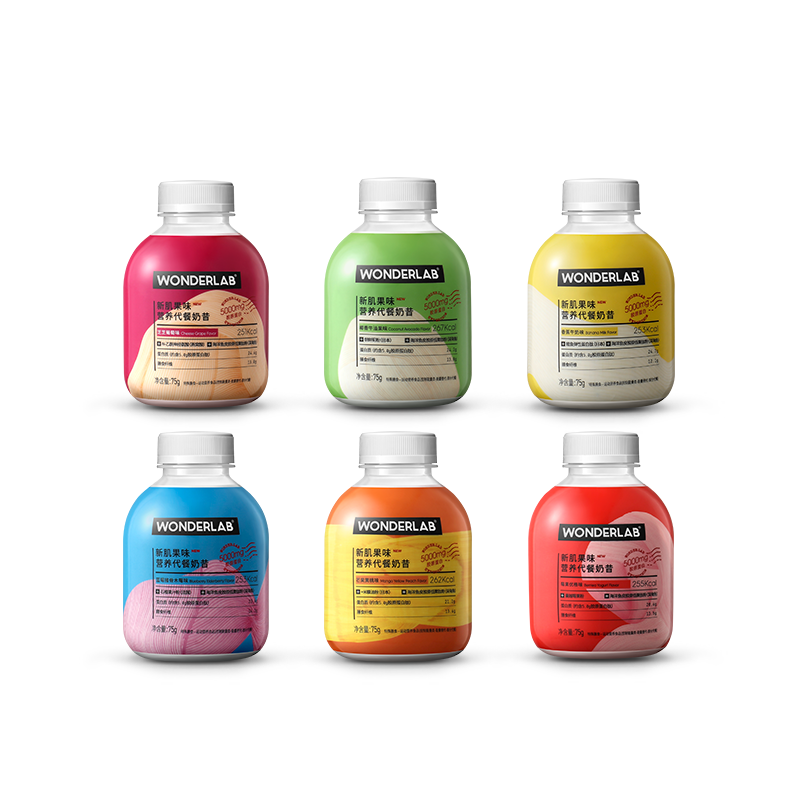 Wonderlab小胖瓶代餐奶昔低热量脂饱腹食品6瓶 榛子黑巧 红豆薏米 抹茶玄米 核桃黑芝麻 拿铁 咖啡 伯爵奶茶 报价 参数 图片 视频 怎么样 问答 苏宁易购