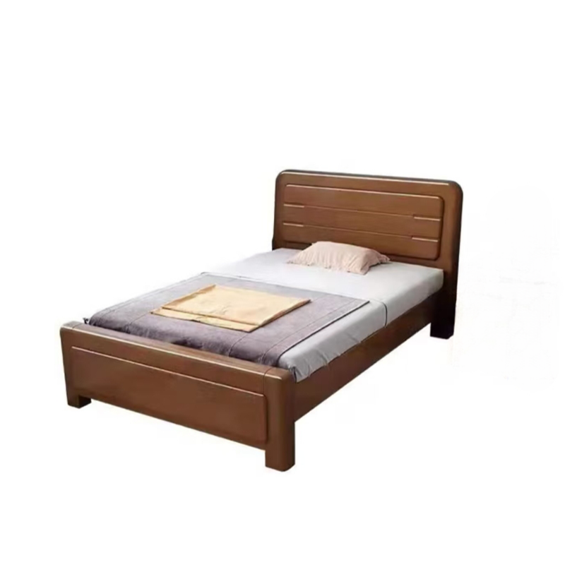 墨之麟实木床2000*1200*450mm/张高清大图