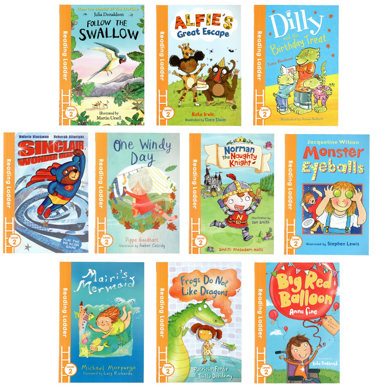 [正版]第二级别10册 Reading Ladder My First Read Along 分级阅读 宝宝首套自主阅高清大图