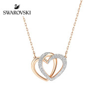 SWAROVSKI 施华洛世奇 双心项链 时尚妩媚锁骨链女 5194826