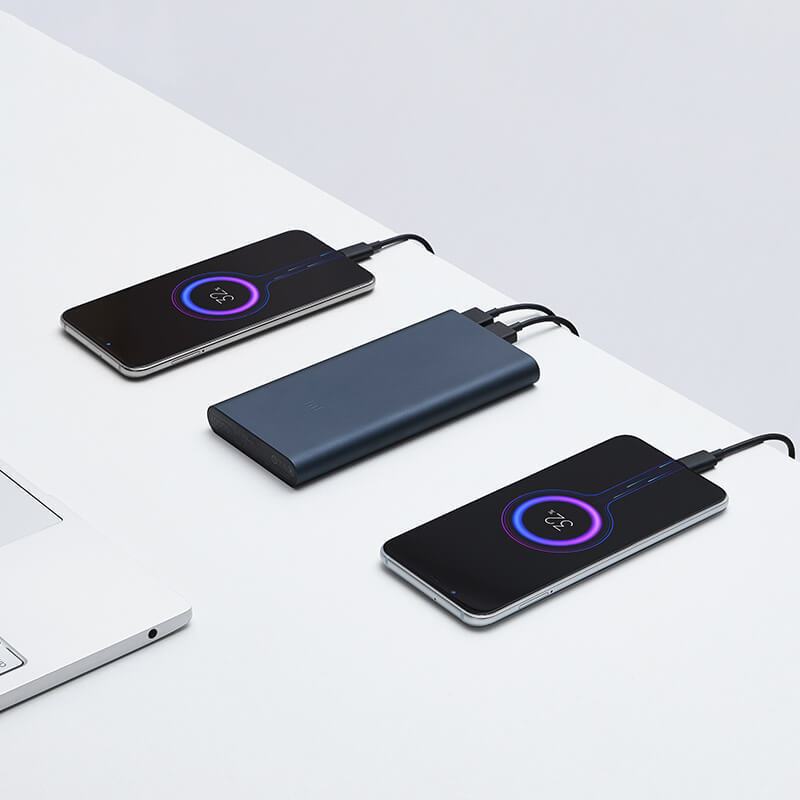 小米 移动电源 10000mAh 快充版 黑色