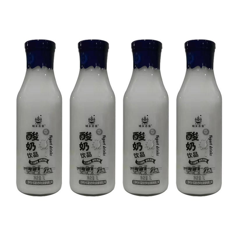 [江苏乡村振兴][财政集采][涟水]城乡志富 原味酸奶饮品1L*6瓶 整箱