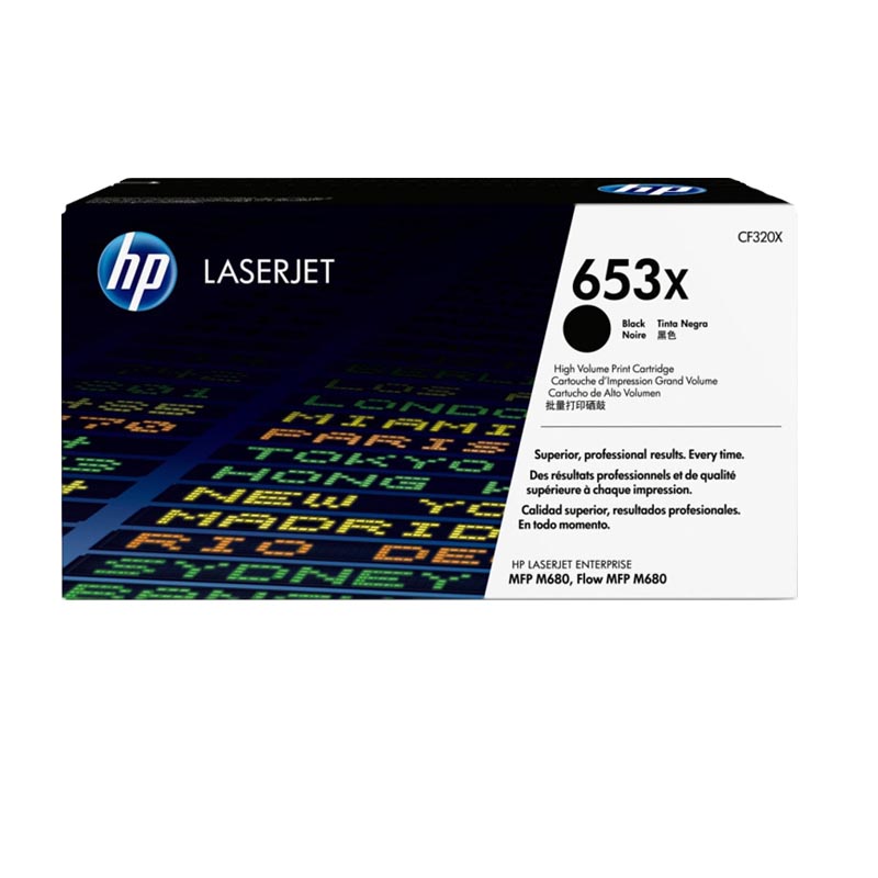 惠普(HP)CF320X 大容量黑色硒鼓 653X(适用M680dn M680f M680z)高清大图