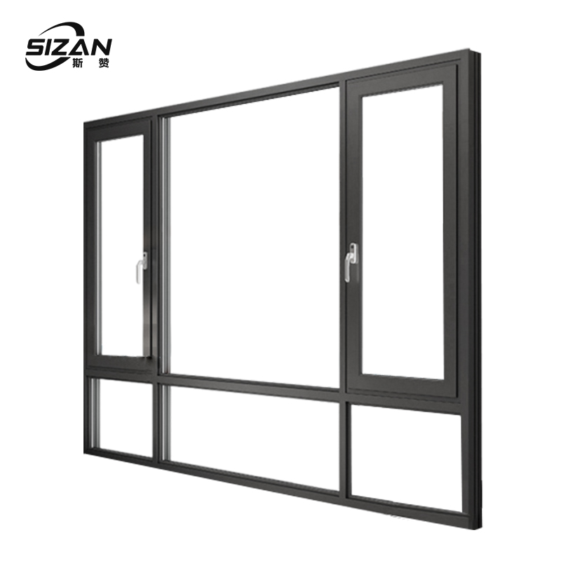 斯赞 断桥铝玻璃隔断桥窗 SZ318双层 平方米高清大图