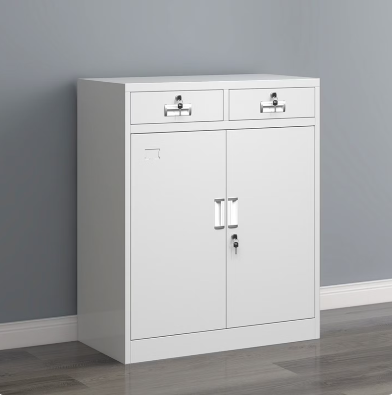 彤悦 TY-WJG224 二斗下节矮柜 铁皮柜 档案柜抽屉柜钢制 850*390*1020mm 板材厚度:0.5mm高清大图