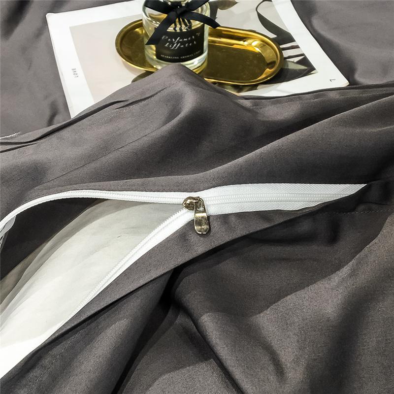 100支长绒棉四件套全棉纯棉简约刺绣北欧风床单被套床上用品_838高清大图