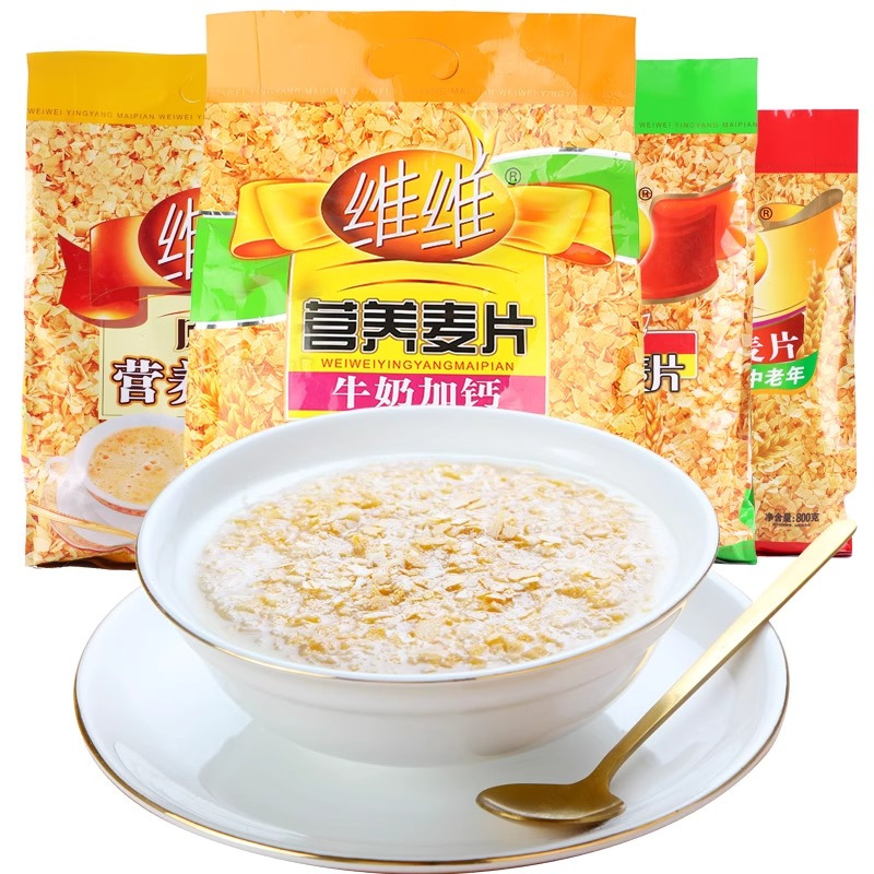 维维 牛奶加钙麦片800g -单包