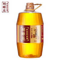 胡姬花古法小榨花生油4L/桶一级压榨家庭烹饪炒菜拌馅食用油