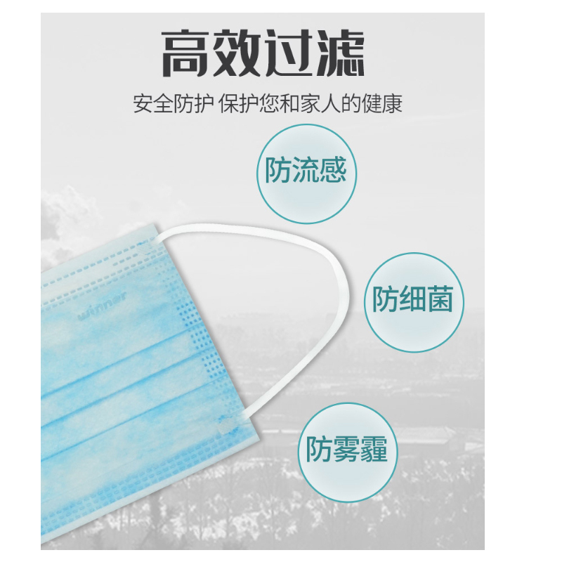 稳健winner医用外科口罩医疗护一次性灭菌级.GS