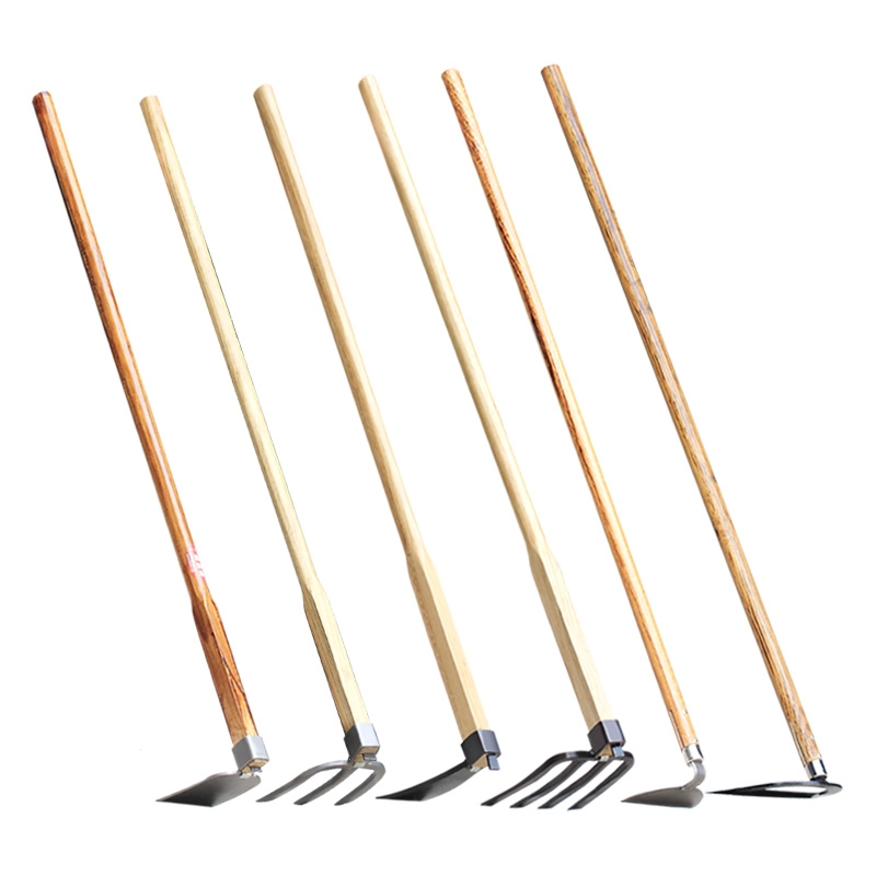 大锄头挖地多功能木柄古达把家农用户外翻地开山除草耙子农具种菜工具