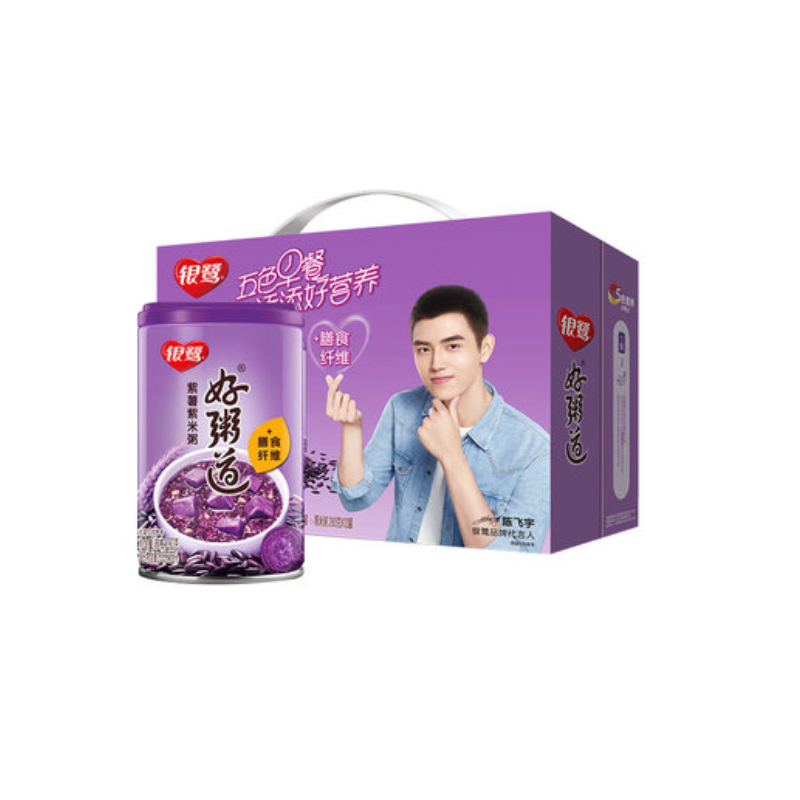 银鹭紫薯紫米粥