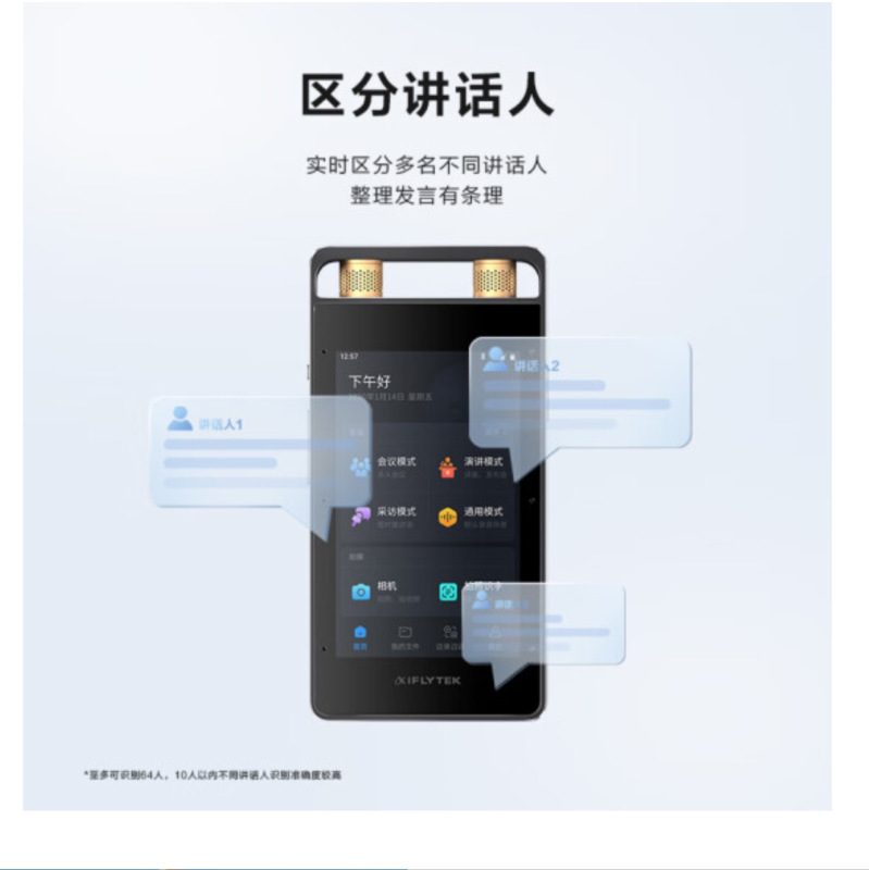 科大讯飞(iFLYTEK) 智能录音笔SR302星火版高清大图