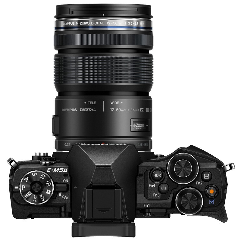 奥林巴斯(OLYMPUS)E-M5 MarkII(12-50mm黑色) 微型单电套机 EM5微单相机 黑色