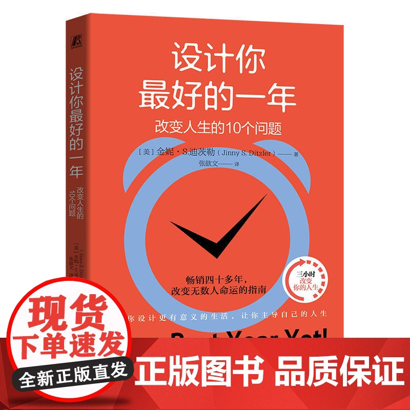 正版 设计你最好的一年:改变人生的10个问题 (美)金妮·S.迪茨勒(Jinny S. Ditzler) 设计 人生高清大图