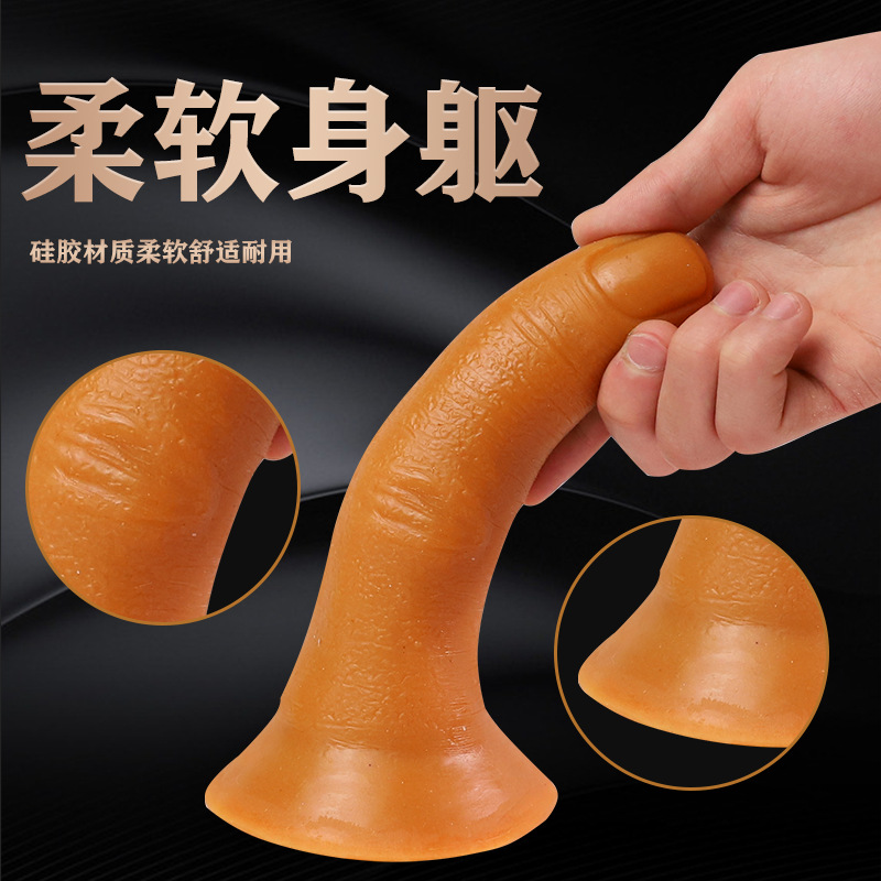 肛塞-小拇指 久爱男手指肛门塞五拇指硅胶小手指假阳具女用自慰棒情趣假阴茎成人情趣用品高清大图
