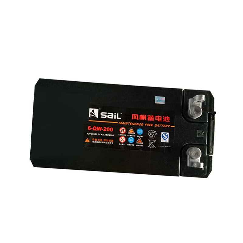 风帆 蓄电池6-QW-200 12V 200AH 免维护圆头 适配万山WS2400 WS2180高清大图