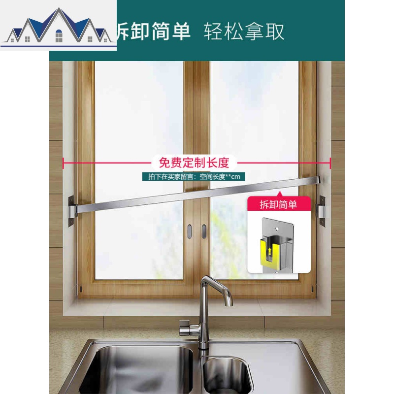 碗碟沥水架304不锈钢厨房窗户置物架壁挂架放碗碟架收纳架免打孔 三维工匠高清大图