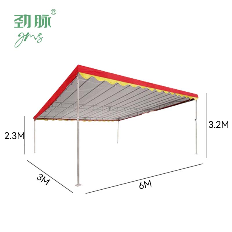 劲脉 斜面帐篷 6*3*2.3M 顶高清大图
