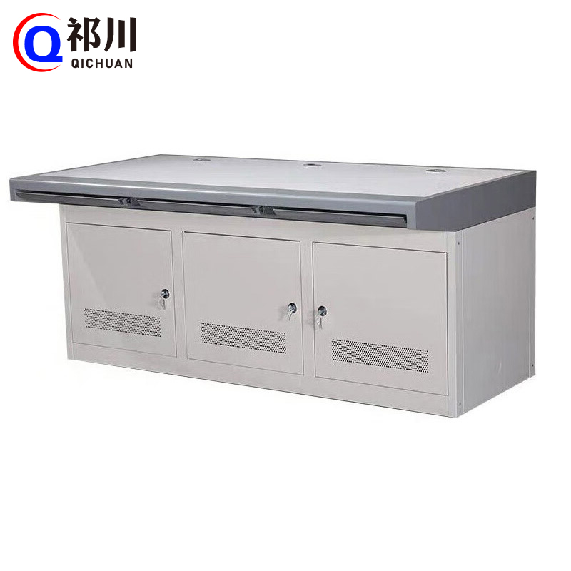 祁川 监控操作台三联 1710*900*750mm 台高清大图