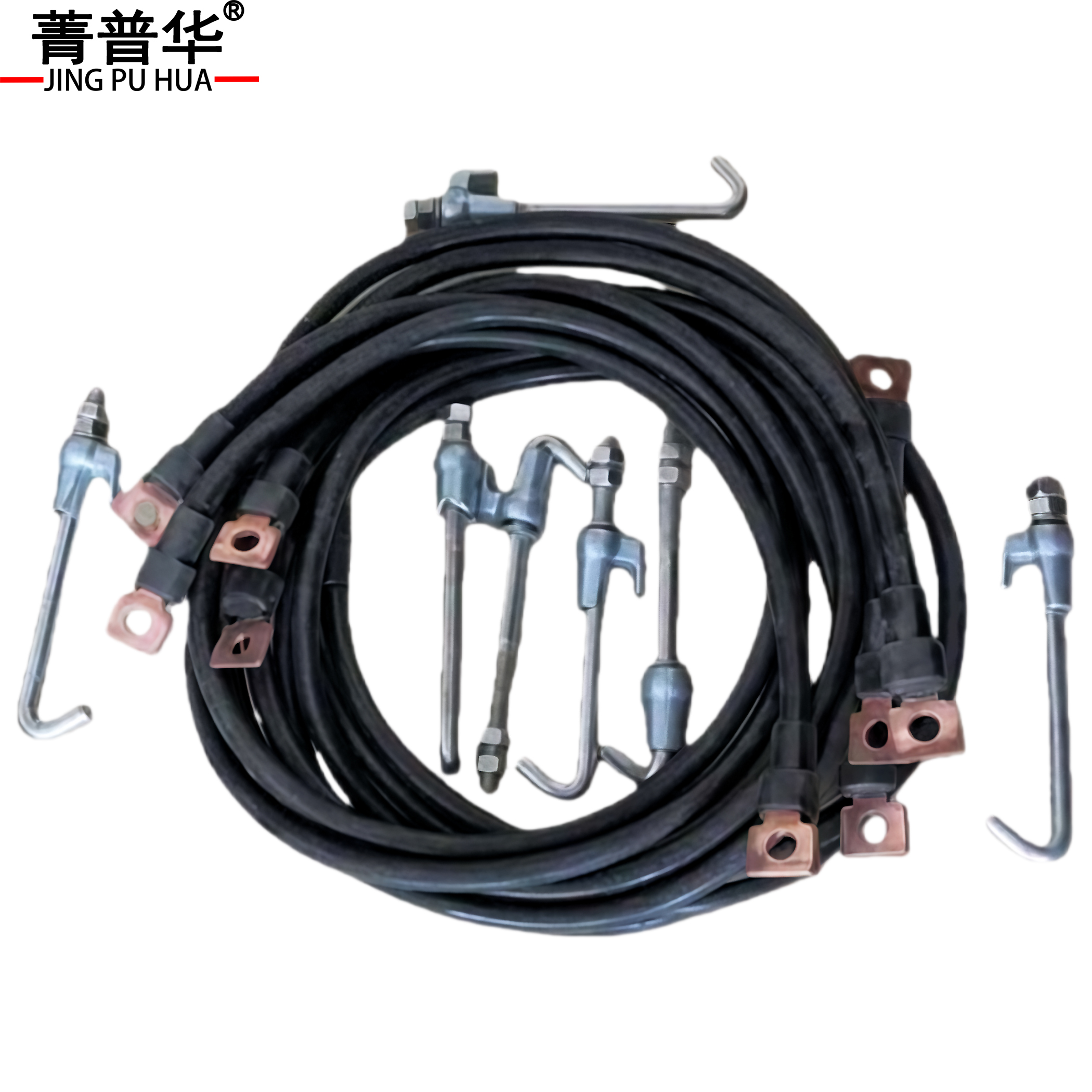 铜导线回流线70平方带卡具高清大图